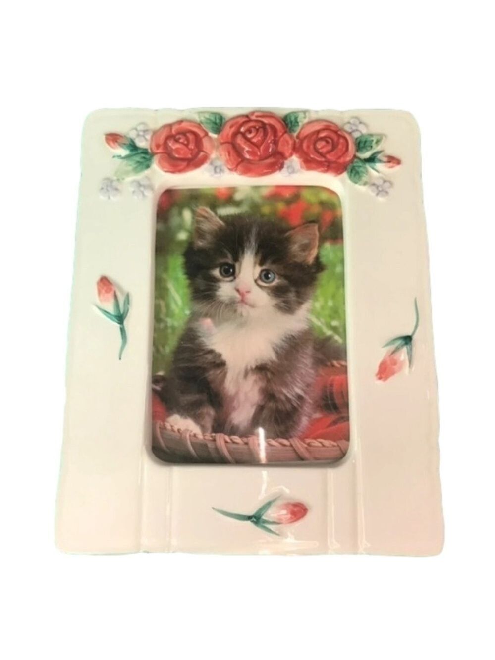 Vintage Otagiri Mary Ann Baker Hand Crafted Porcelain Ceramic Picture Frame